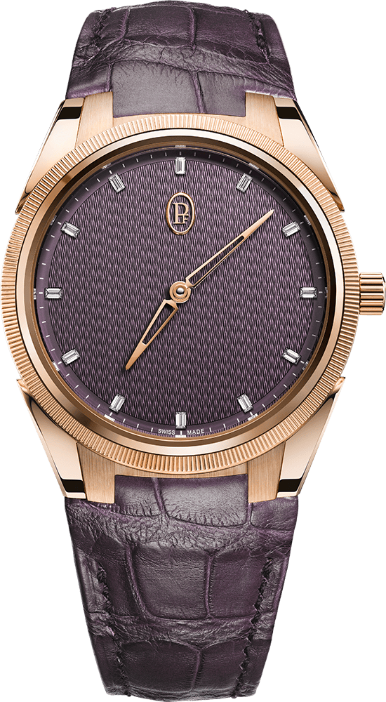 Parmigiani Fleurier Tonda PF Automatic - 36 MM - 18ct Rose Gold - Purple Diamond Dial - PFC804-2020001-300182-EN