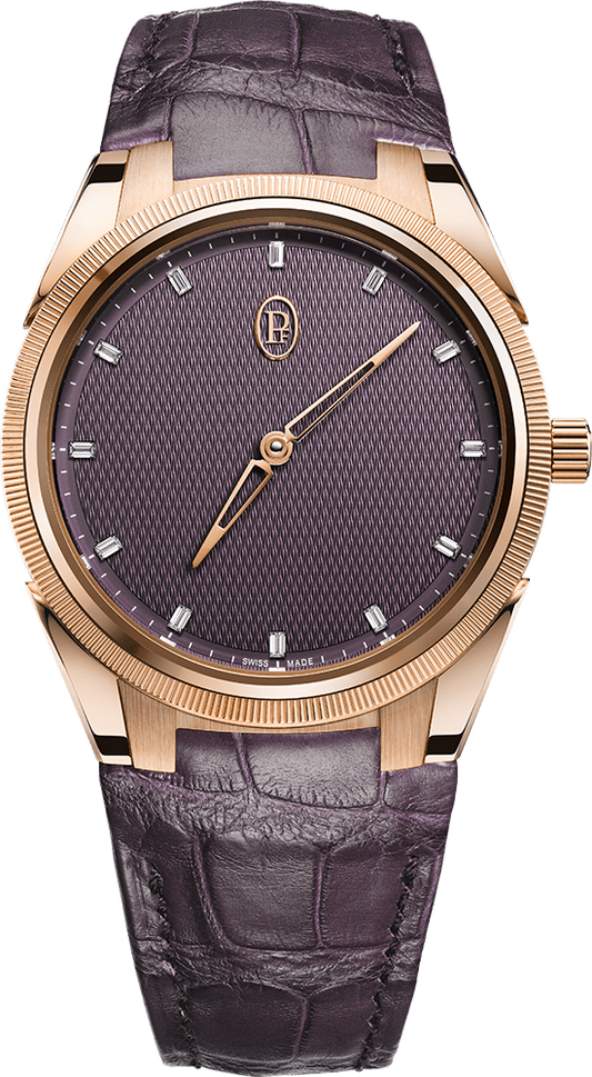 Parmigiani Fleurier Tonda PF Automatic - 36 MM - 18ct Rose Gold - Purple Diamond Dial - PFC804-2020001-300182-EN