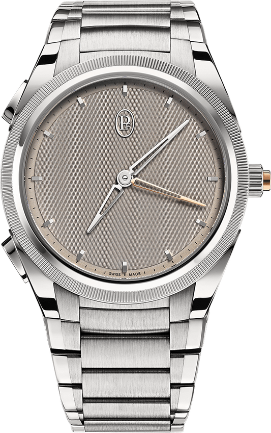 Parmigiani Fleurier Tonda PF MINUTE RATTRAPANTE - 40 MM - Steel & Platinum - Grey Dial - PFC904-1020001-100182