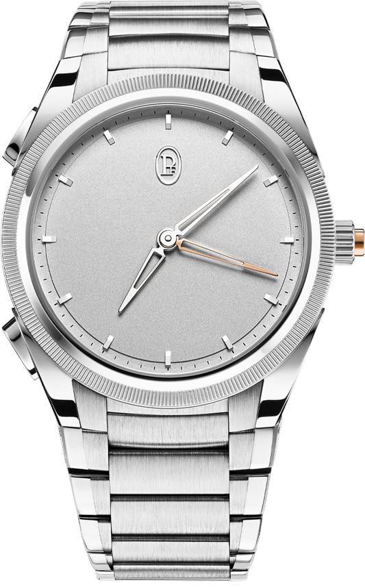 Parmigiani Fleurier Tonda PF Minute Rattrapante - Limited Edition - 40 MM - Platinum - Sandblasted Platinum Dial - PFC904-2020001-200182