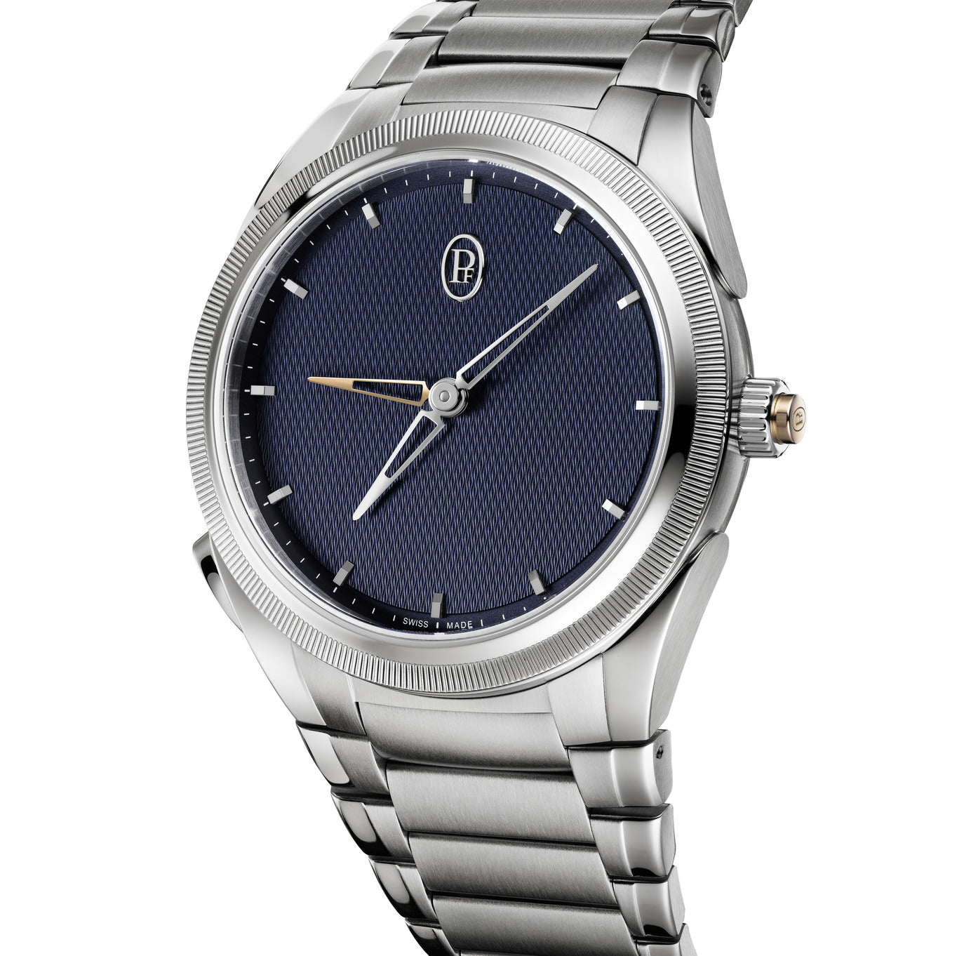 Parmigiani Fleurier Tonda PF GMT RATTRAPANTE - 40 MM - Steel & Platinum - Blue Dial - PFC905-1020001-100182-EN