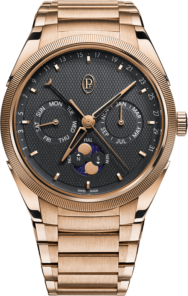 Parmigiani Fleurier Tonda PF Gregorian Annual Calendar - 42 MM - 18ct Rose Gold - Grey Dial - PFC907-2020001-200182