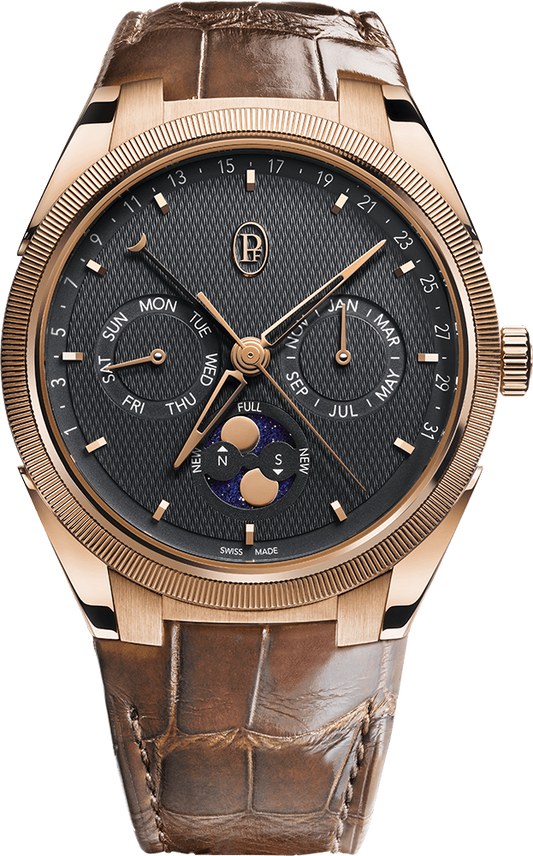 Parmigiani Fleurier Tonda PF Gregorian Annual Calendar - 42 MM - 18ct Rose Gold - Grey Dial - PFC907-2020001-300182-EN