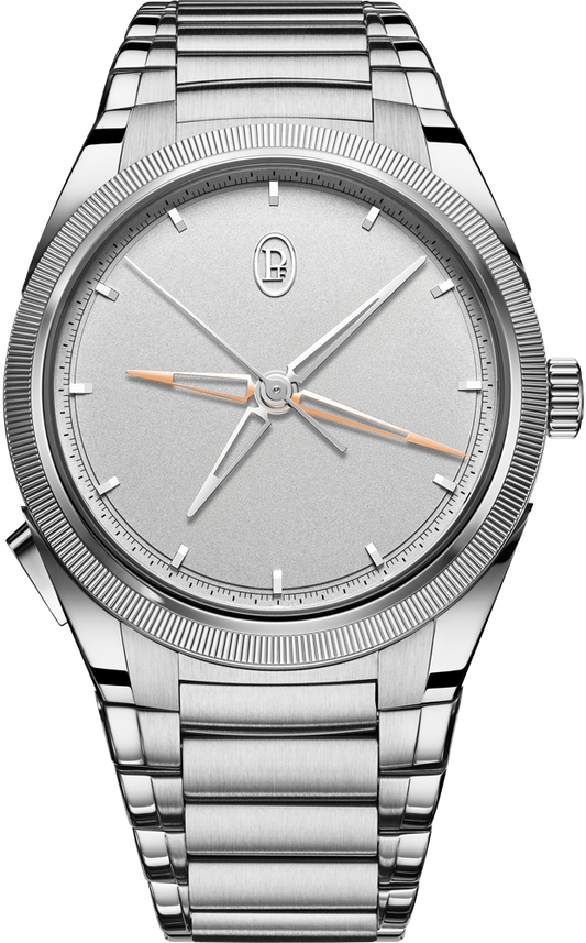 Parmigiani Fleurier Tonda PF Chronographe Mystérieux - Limited Edition - 40 MM - Platinum - Sandblasted Platinum Dial - PFC908-2020001-200182