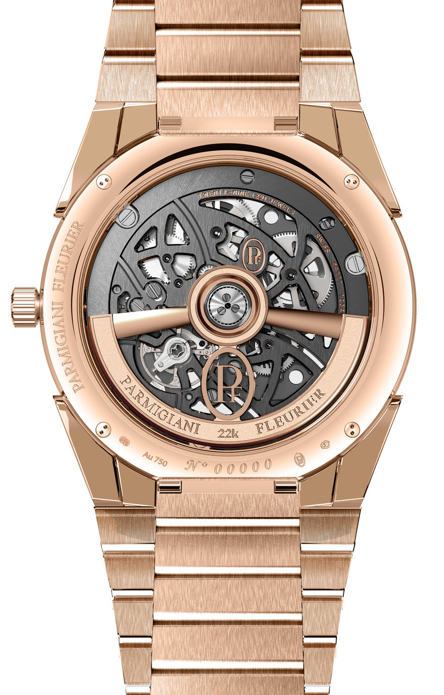 Parmigiani Fleurier Tonda PF Skeleton - 40 MM - 18ct rose gold - Open Grey Dial - PFC912-2020001-200182-EN