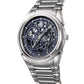 Parmigiani Fleurier Tonda PF Skeleton - 40 MM - 950 Platinum - Open Blue Dial - PFC912-2020003-200182-EN