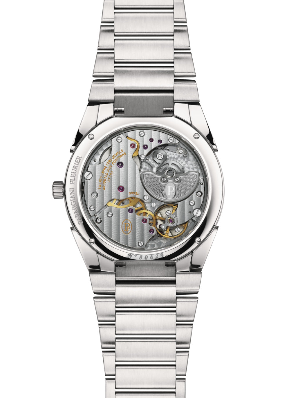 Parmigiani Fleurier Tonda PF MICRO-ROTOR - 40 MM - Platinum - Golden Dial - PFC914-1020021-100182-EN