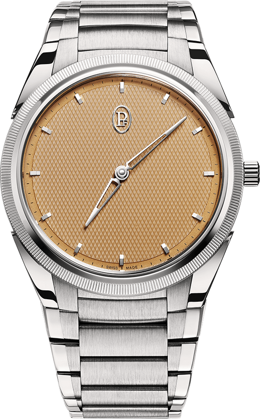 Parmigiani Fleurier Tonda PF MICRO-ROTOR - 40 MM - Platinum - Golden Dial - PFC914-1020021-100182-EN