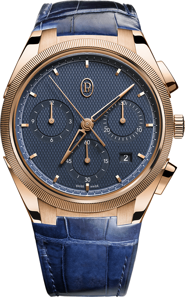 Parmigiani Fleurier Tonda PF CHRONOGRAPH - 42 MM - 18ct Rose Gold - Blue Dial - PFC915-2020001-300182-EN