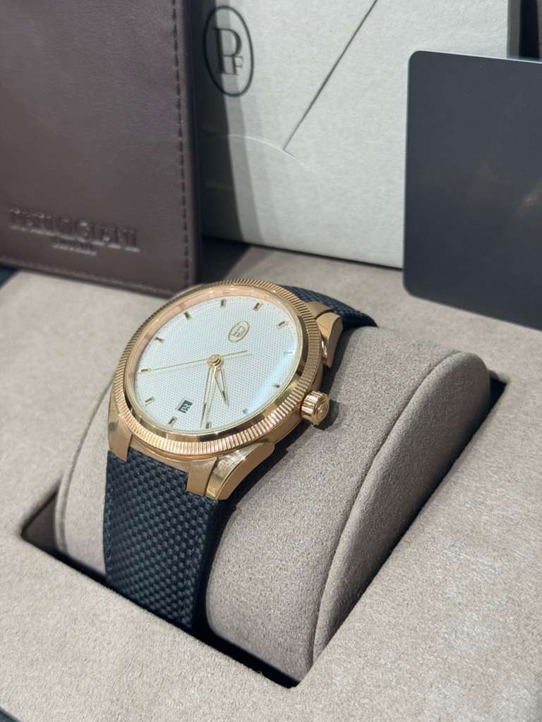 Parmigiani Fleurier Tonda PF Sport Automatic - 41 MM - 18ct Rose Gold - Silver Dial - PFC930-2020001-400182-EN