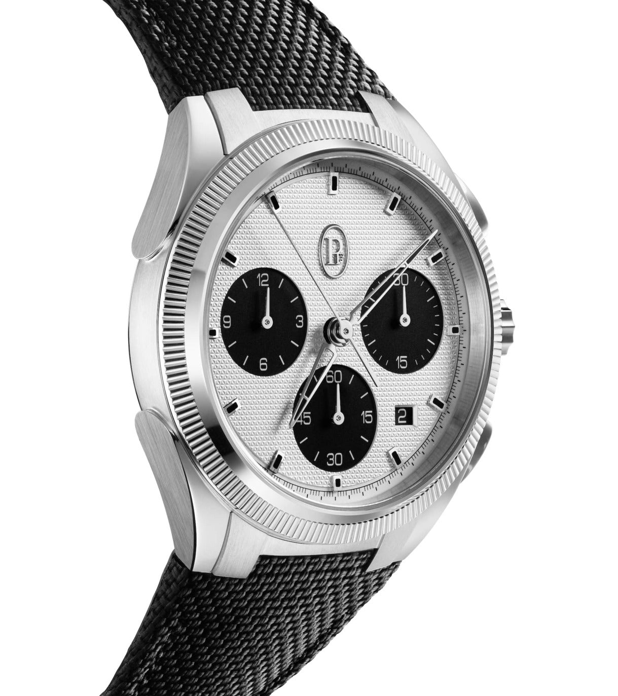 Parmigiani Fleurier Tonda PF Sport CHRONOGRAPH - 42 MM - Stainless Steel - Silver & Black Dial - PFC931-1020001-400182-EN