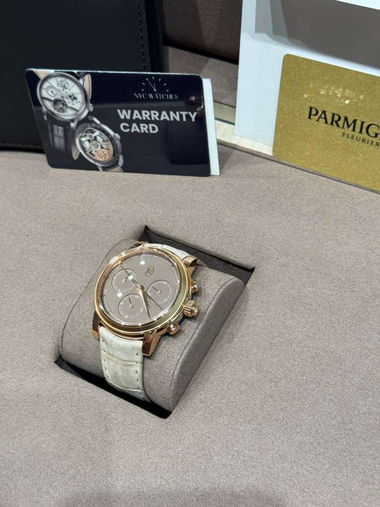 Parmigiani Fleurier Toric Chronograph Rattrapante - Limited Edition - 42.5 MM - Rose Gold - Natural Umber Dial - PFH951-2010001-300181-EN
