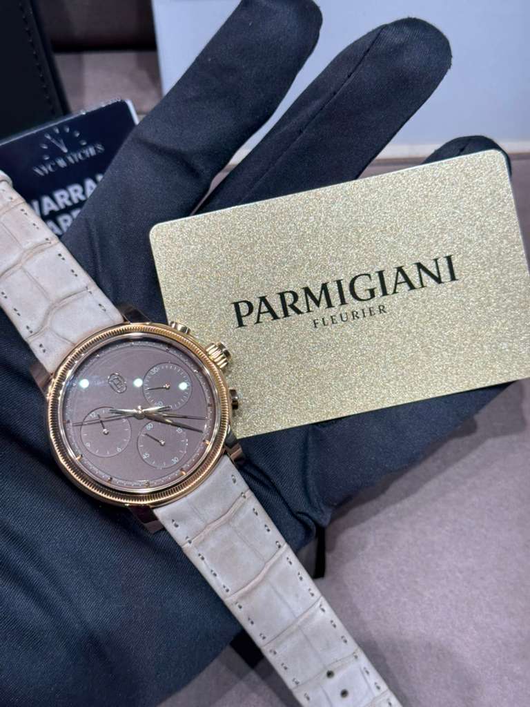 Parmigiani Fleurier Toric Chronograph Rattrapante - Limited Edition - 42.5 MM - Rose Gold - Natural Umber Dial - PFH951-2010001-300181-EN