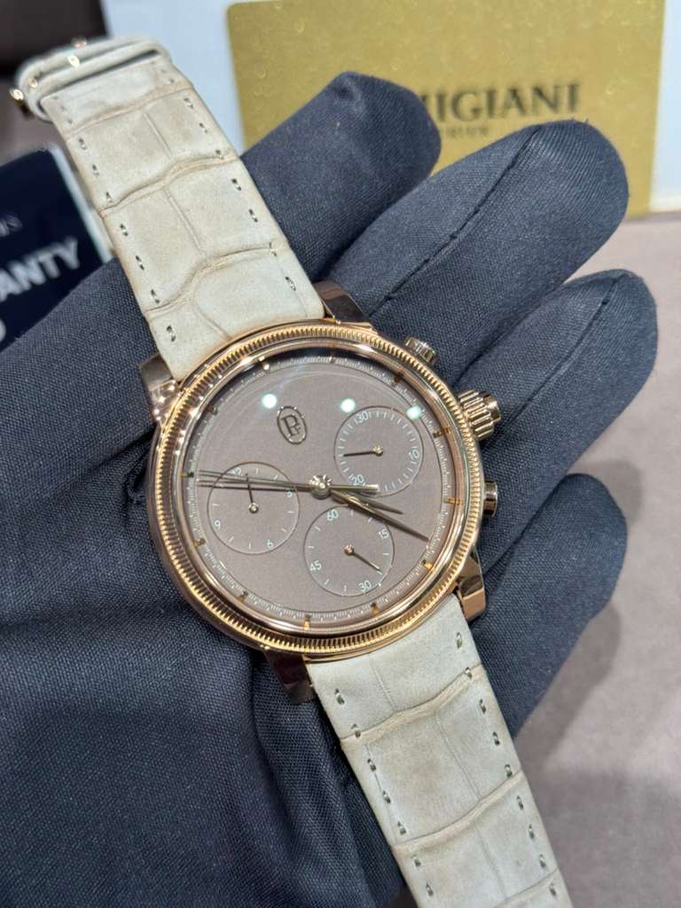 Parmigiani Fleurier Toric Chronograph Rattrapante - Limited Edition - 42.5 MM - Rose Gold - Natural Umber Dial - PFH951-2010001-300181-EN