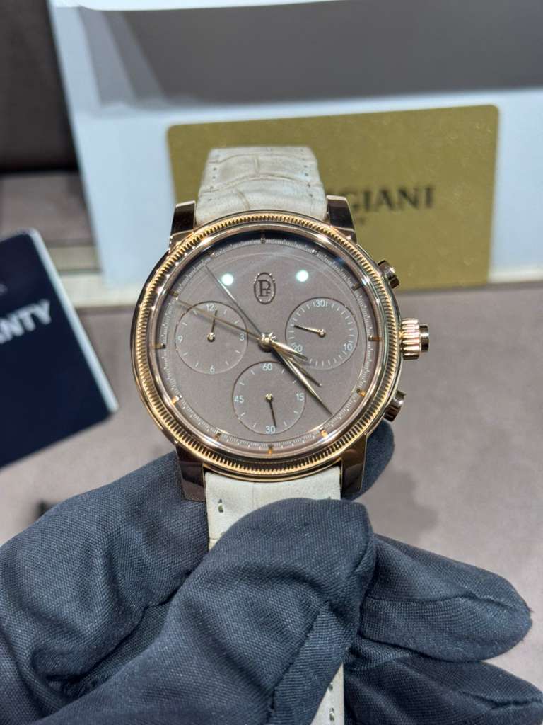 Parmigiani Fleurier Toric Chronograph Rattrapante - Limited Edition - 42.5 MM - Rose Gold - Natural Umber Dial - PFH951-2010001-300181-EN