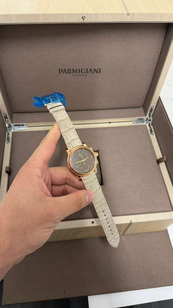 Parmigiani Fleurier Toric Chronograph Rattrapante - Limited Edition - 42.5 MM - Rose Gold - Natural Umber Dial - PFH951-2010001-300181-EN