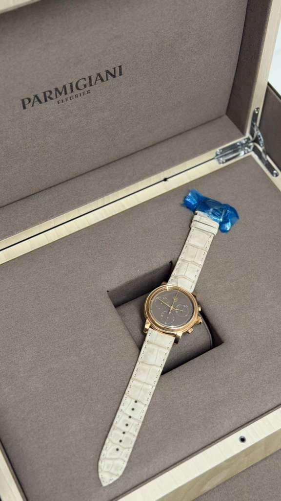 Parmigiani Fleurier Toric Chronograph Rattrapante - Limited Edition - 42.5 MM - Rose Gold - Natural Umber Dial - PFH951-2010001-300181-EN