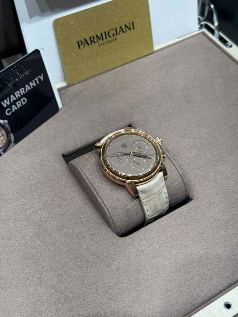 Parmigiani Fleurier Toric Chronograph Rattrapante - Limited Edition - 42.5 MM - Rose Gold - Natural Umber Dial - PFH951-2010001-300181-EN