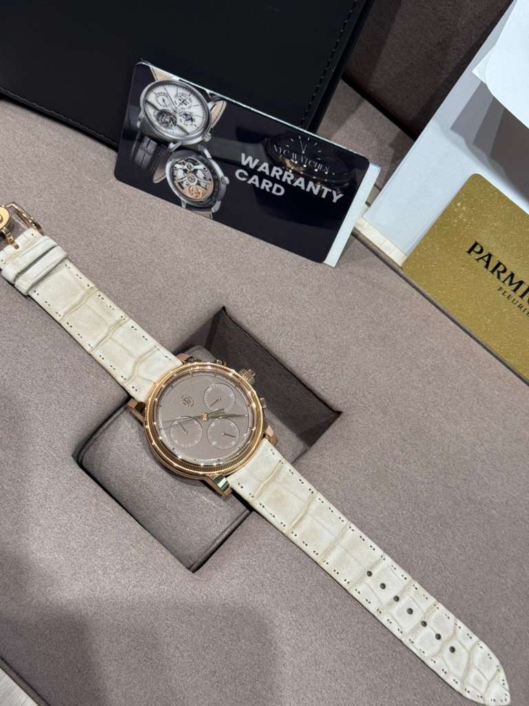 Parmigiani Fleurier Toric Chronograph Rattrapante - Limited Edition - 42.5 MM - Rose Gold - Natural Umber Dial - PFH951-2010001-300181-EN
