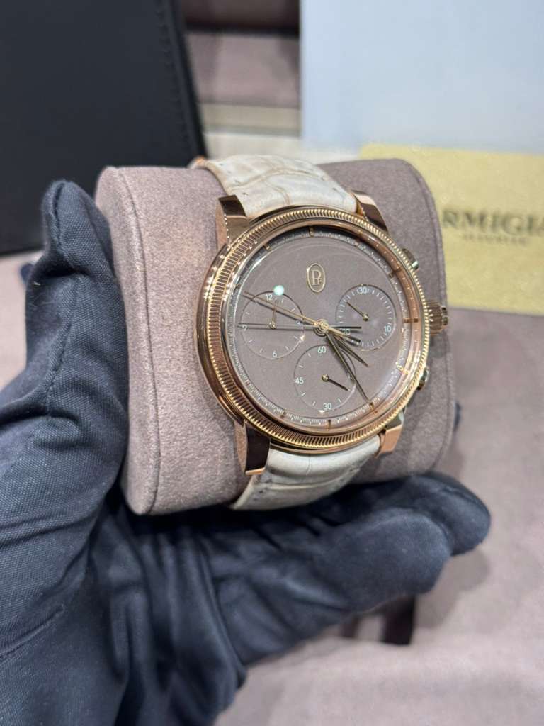 Parmigiani Fleurier Toric Chronograph Rattrapante - Limited Edition - 42.5 MM - Rose Gold - Natural Umber Dial - PFH951-2010001-300181-EN