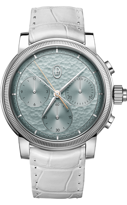 Parmigiani Fleurier Toric Chronograph Rattrapante - 42.5 MM - Platinum - Agave Blue Dial - PFH951-2010002-300181