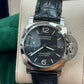 Panerai Luminor Quaranta Stainless Steel 40 MM - Black Leather Strap - Black Dial - PAM01372