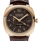Panerai Radiomir 10 Days GMT Rose Gold - Limited Edition - 45 MM - Brown Alligator Strap - Brown Dial - PAM00497