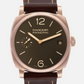 Panerai Radiomir 1940 47 MM - Rose Gold - Brown Alligator Strap - Brown Dial - PAM00515