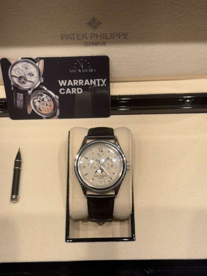 Patek Philippe Complications - Annual Calendar and Moonphase - White Gold - 39 MM - 5146G-001