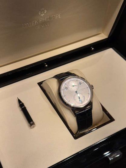 Patek Philippe Complications Regulator - 39.5 MM - White Gold - Silver Dial - 5235G-001