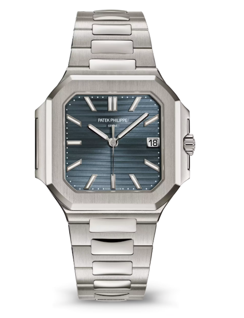 Patek Philippe Cubitus - White Gold - 40 MM - Blue/Grey Dial - 7128/1G-001