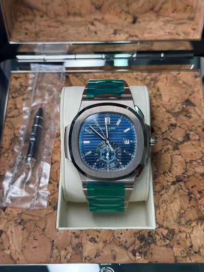 Patek Philippe Nautilus Chronograph - 40th Anniversary Limited Edition - 44 MM - White Gold - 5976/1G-001