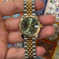 

Rolex Steel and Yellow Gold Datejust - 31 MM - Jubilee Bracelet - Fluted Bezel - Olive Green Diamond Roman Six Dial - 278273 ogdr6j