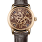 Vacheron Constantin Métiers D' Art Rose Gold 40 MM - Brown Leather Strap - Dragon Artistic Dial - 86073/000R-B983