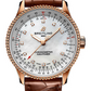 Breitling Navitimer Red Gold 35 MM - Brown Leather Strap - Mother-Of-Pearl Dial - R17395211A1P1