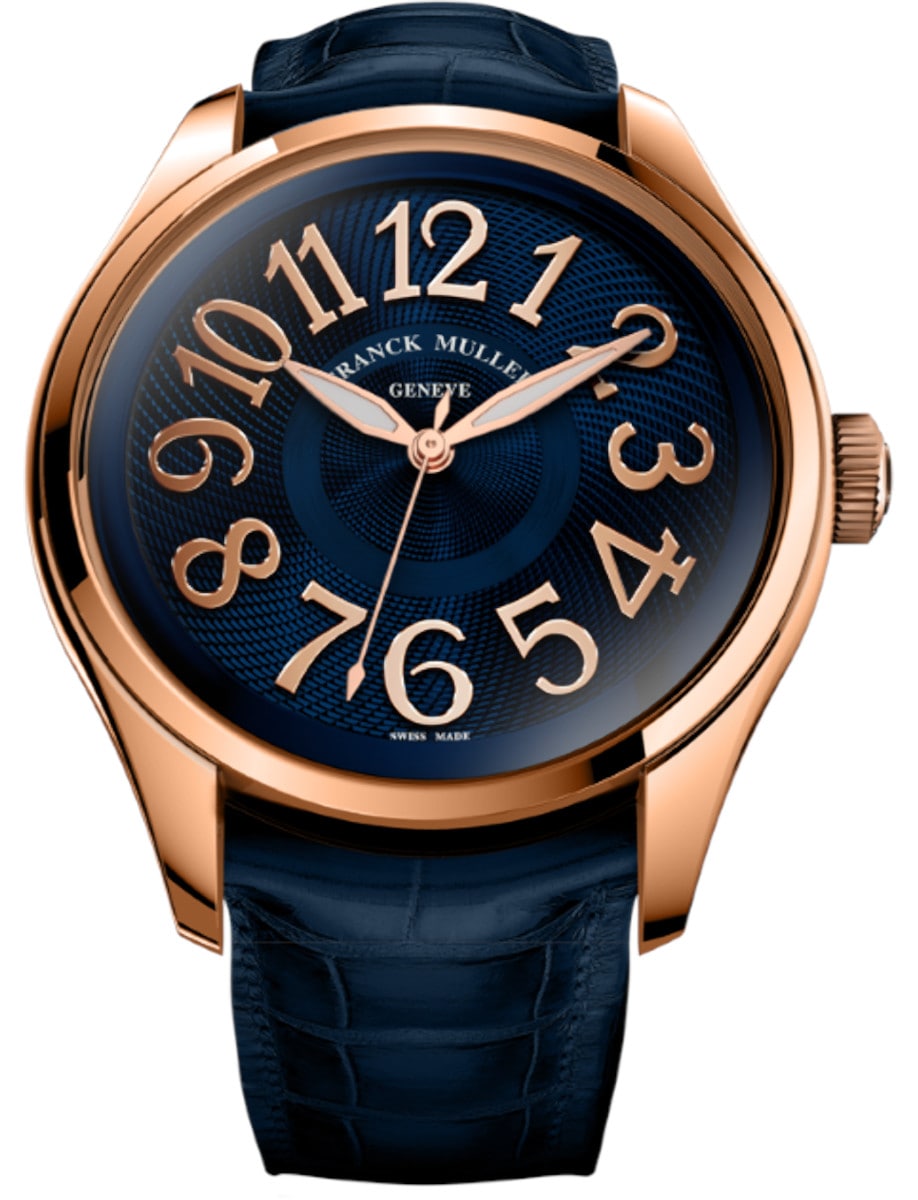 Franck Muller Round R43 - 43 MM - Rose Gold - Blue Arabic Dial - R43SCATFO5NBL