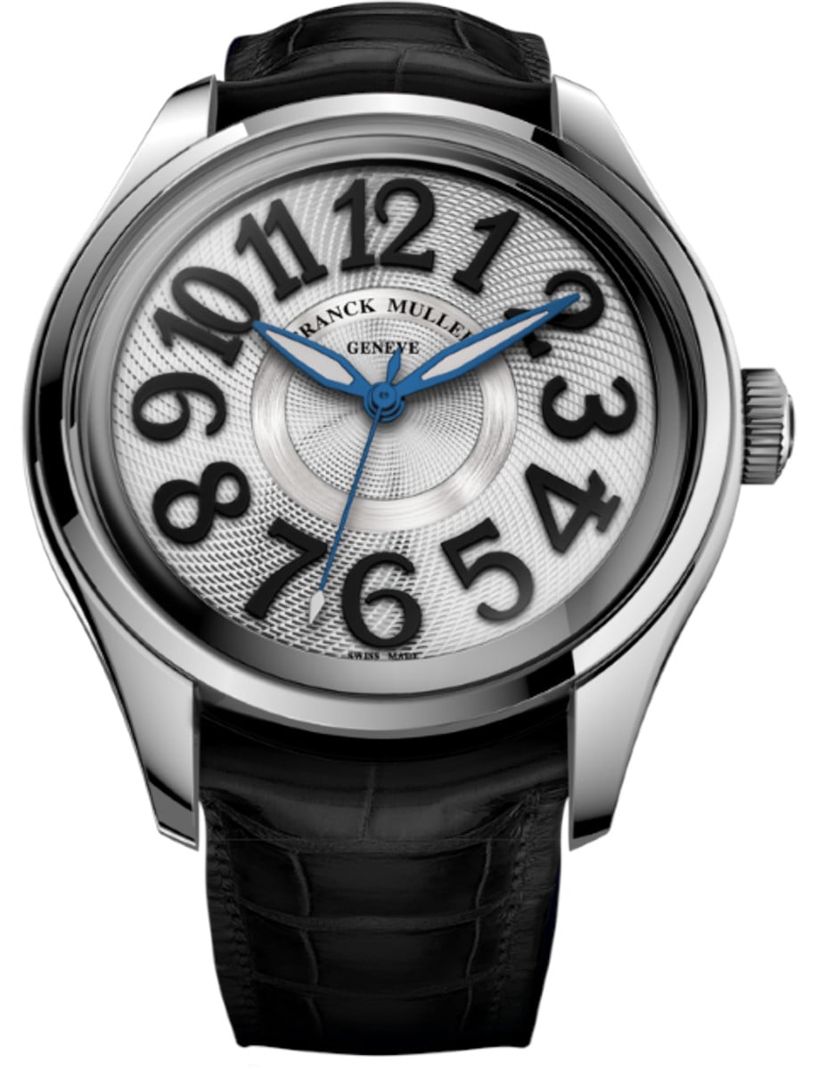 Franck Muller Round R43 - 43 MM - Steel - Silver Arabic Dial - R43SCATFOACE