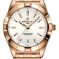 Breitling Chronomat Rose Gold 32 MM - Rose Gold Bracelet - White Dial - R77310101A1R1