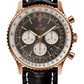 Breitling Navitimer Rose Gold 46 MM - Black Leather Strap  - Anthracite Dial - RB0127121F1P1