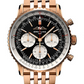 Breitling Navitimer Rose Gold 43 MM - Rose Gold Bracelet  - Black  Dial - RB0138211B1R1