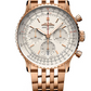 Breitling Navitimer Rose Gold 41 MM - Rose Gold Bracelet - Silver Dial - RB0139211G1R1