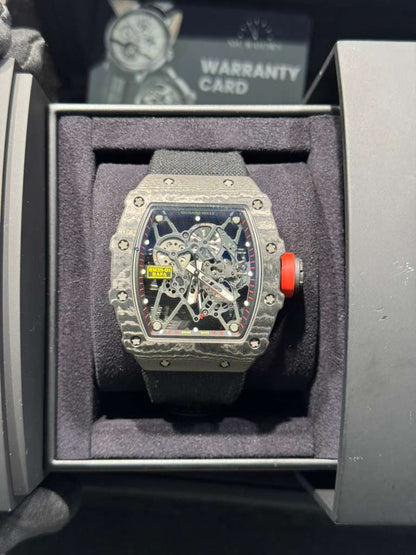 Richard Mille Rafael Nadal - Carbon - Skeleton Dial - Rubber Strap - RM35-01