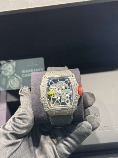 Richard Mille Rafael Nadal - Carbon - Skeleton Dial - Rubber Strap - RM35-01