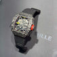 Richard Mille Rafael Nadal - Carbon - Skeleton Dial - Rubber Strap - RM35-01