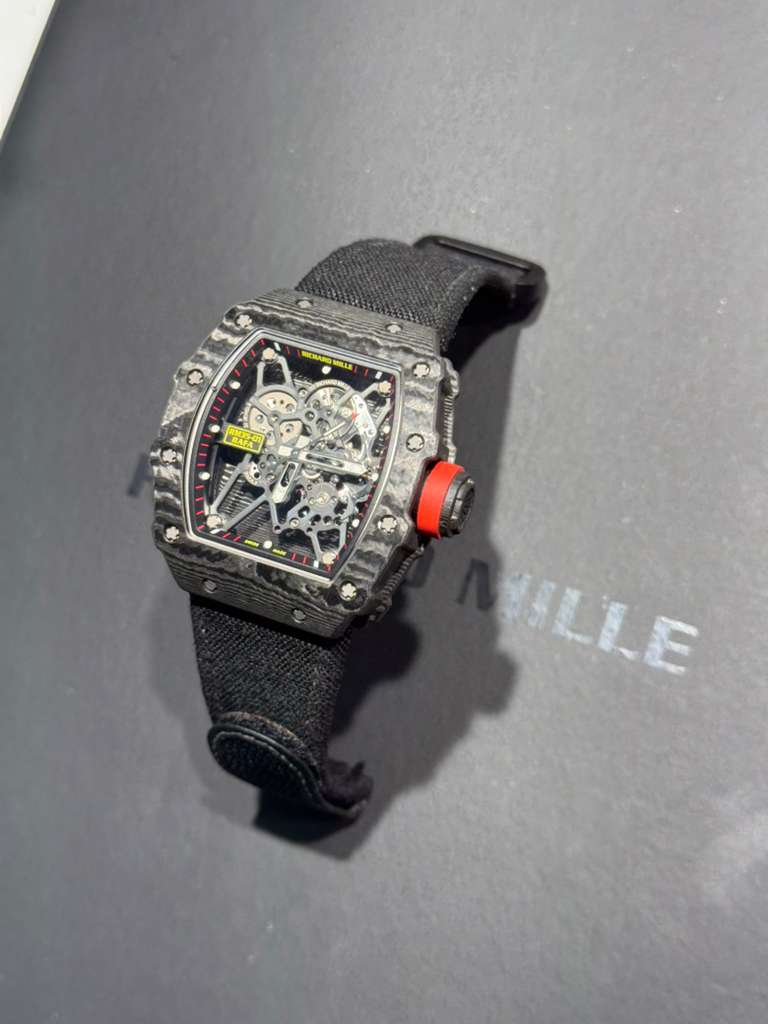 Richard Mille Rafael Nadal - Carbon - Skeleton Dial - Rubber Strap - RM35-01
