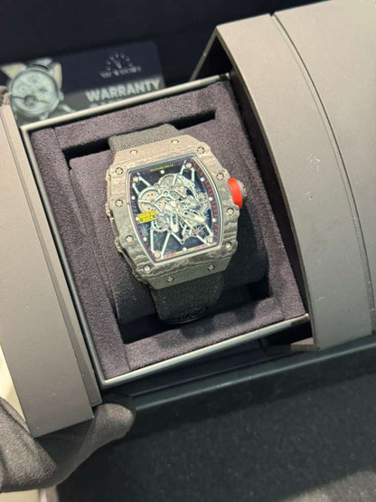 Richard Mille Rafael Nadal - Carbon - Skeleton Dial - Rubber Strap - RM35-01