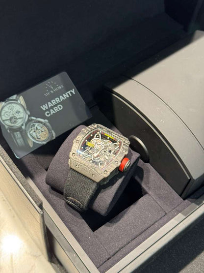 Richard Mille Rafael Nadal - Carbon - Skeleton Dial - Rubber Strap - RM35-01