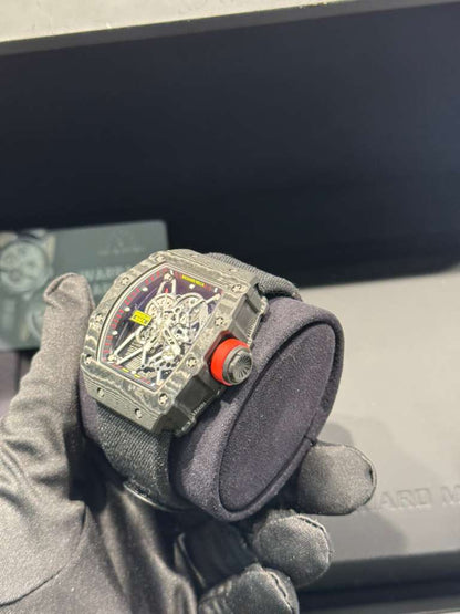 Richard Mille Rafael Nadal - Carbon - Skeleton Dial - Rubber Strap - RM35-01