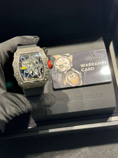 Richard Mille Rafael Nadal - Carbon - Skeleton Dial - Rubber Strap - RM35-01