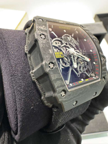 Richard Mille Rafael Nadal - Carbon - Skeleton Dial - Rubber Strap - RM35-01